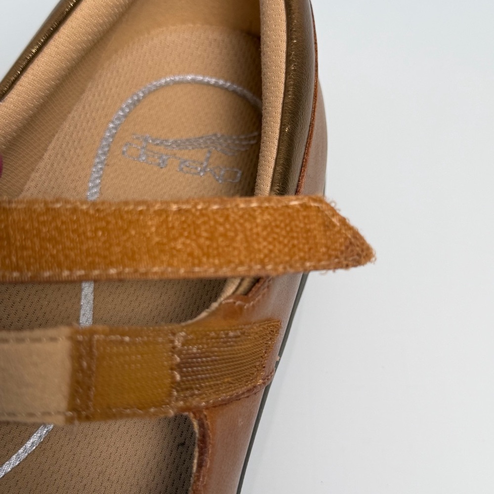 Dansko Stacy Women's Tan/Brown Leather Mary Jane Shoes Size 10.5/11 EU 41 - Picture 13 of 15